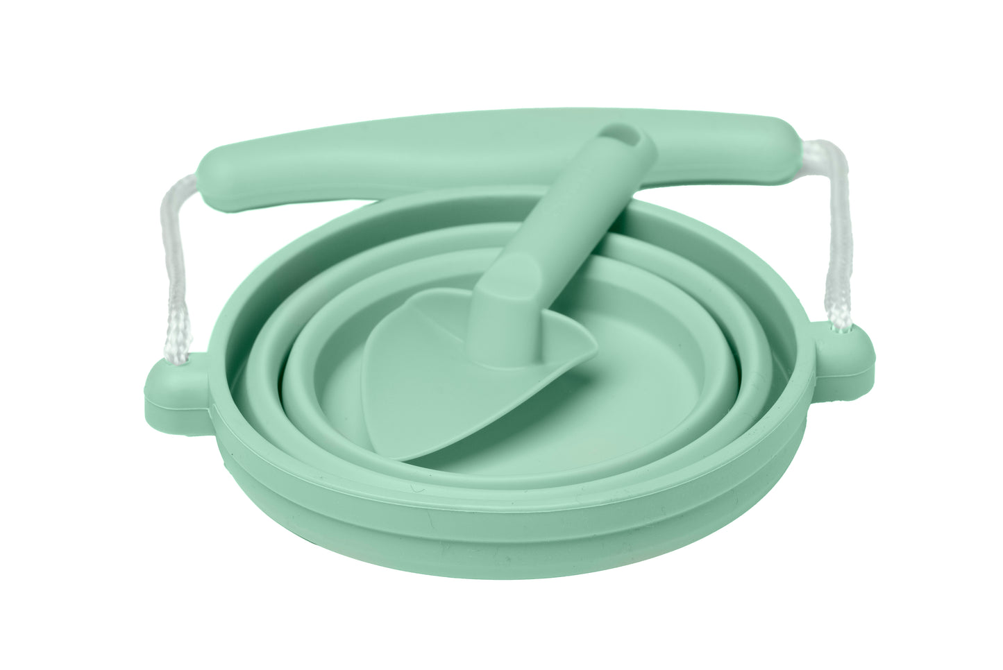 Scrunch Seedling Pot + Trowels - Spearmint